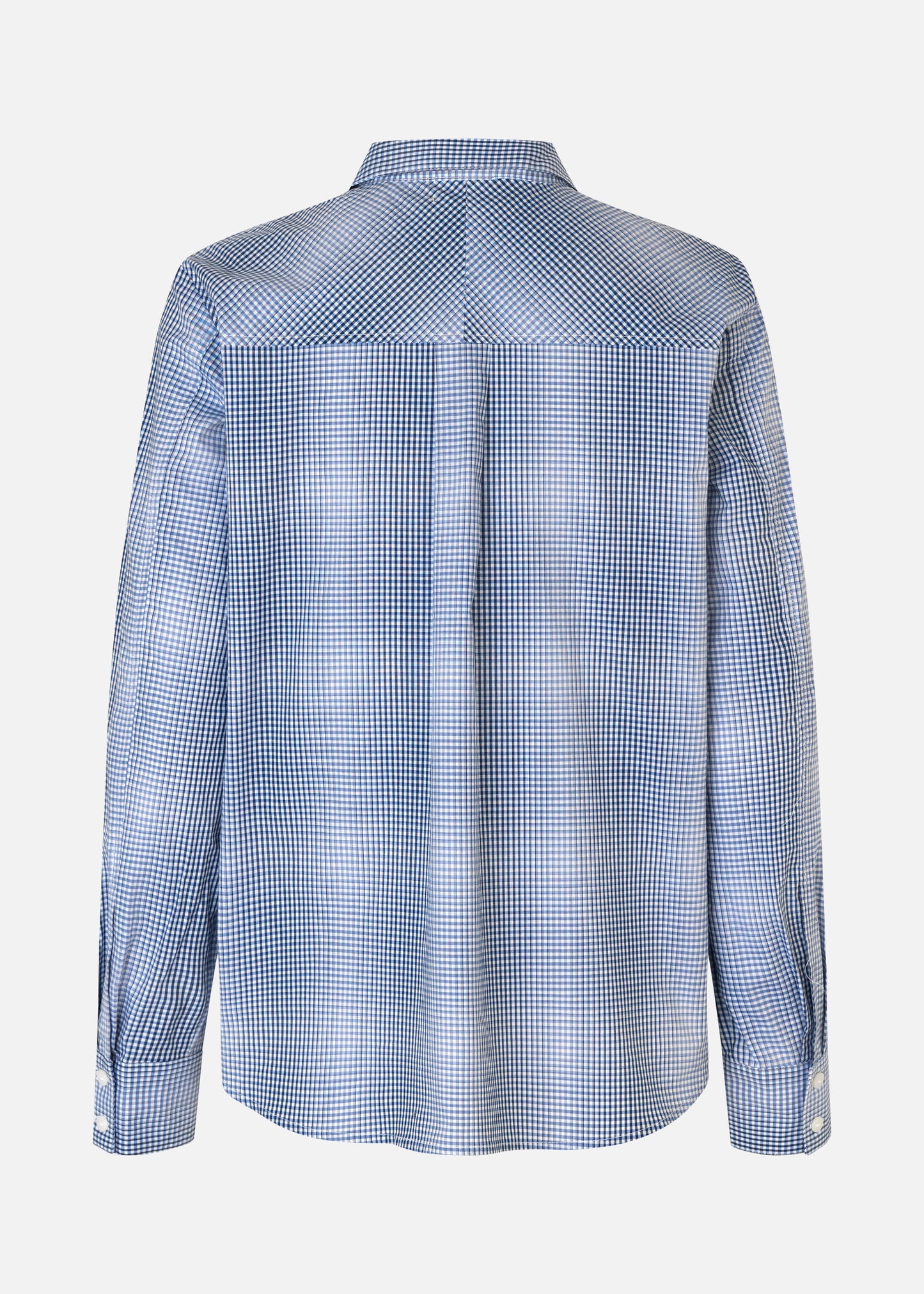 baum und pferdgarten - Menja shirt blue mini check packshot back