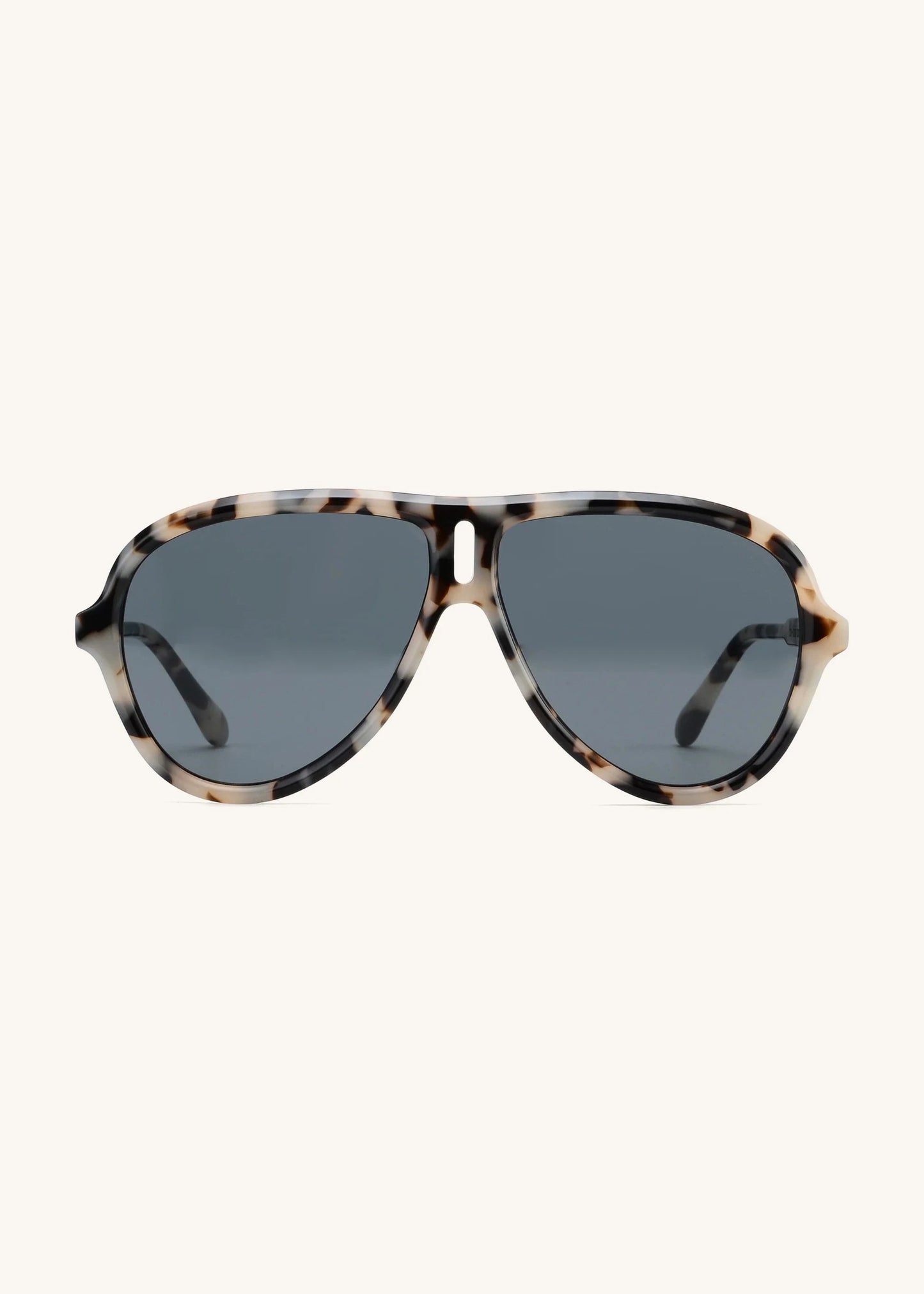 by-bar Steph sunglasses in milky tortoise front