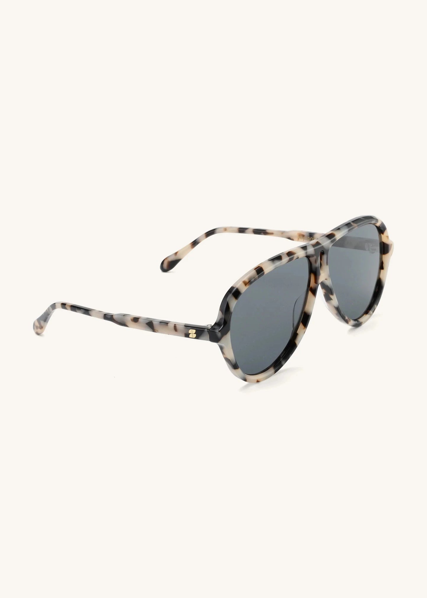 by-bar Steph sunglasses in milky tortoise side