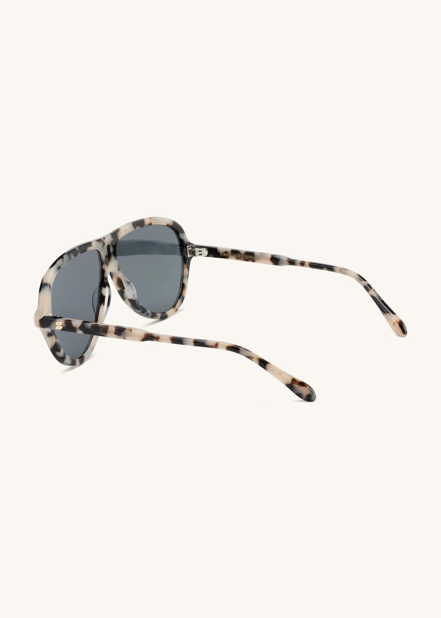 by-bar Steph sunglasses in milky tortoise side