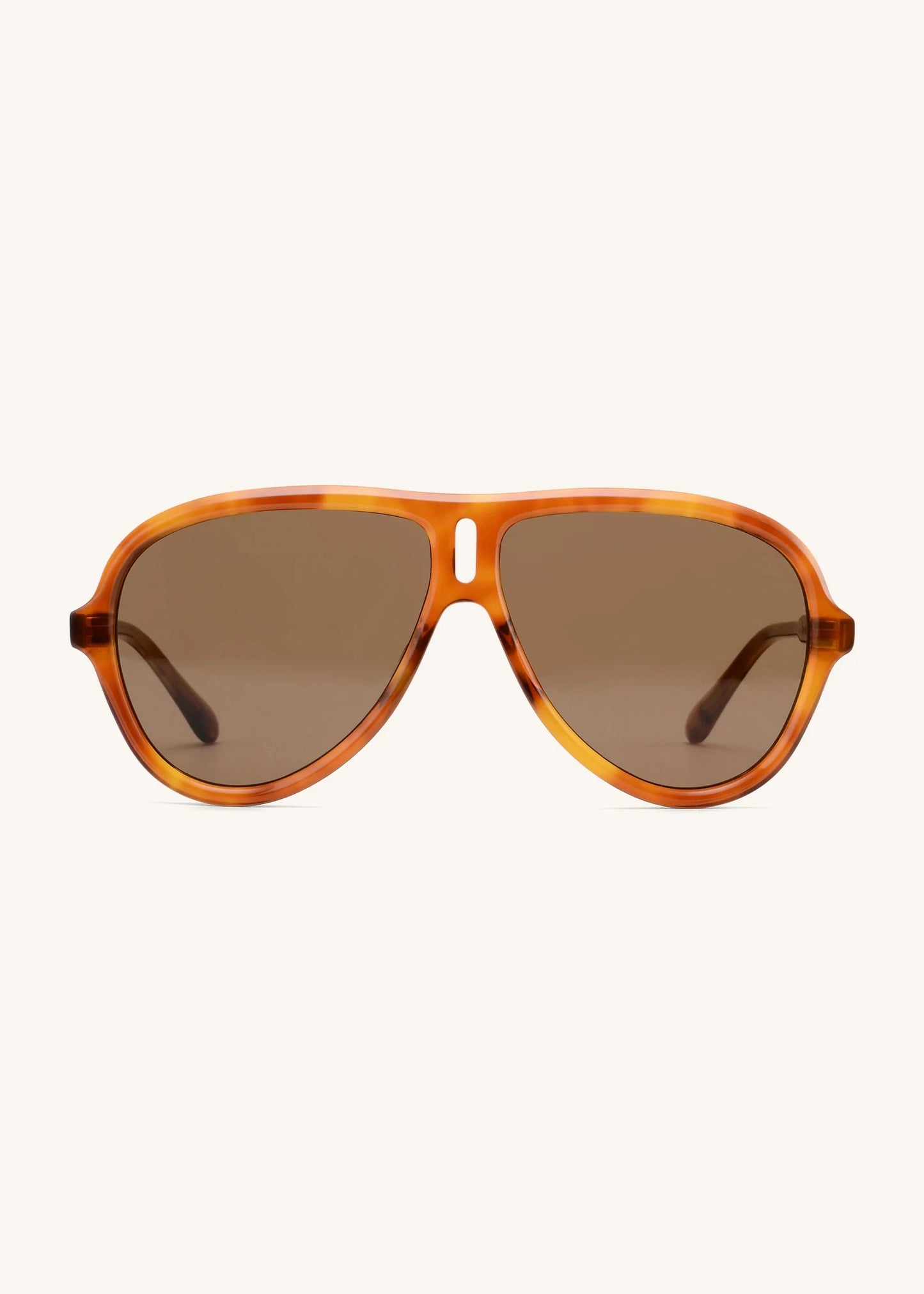 by-bar Steph sunglasses caramel front