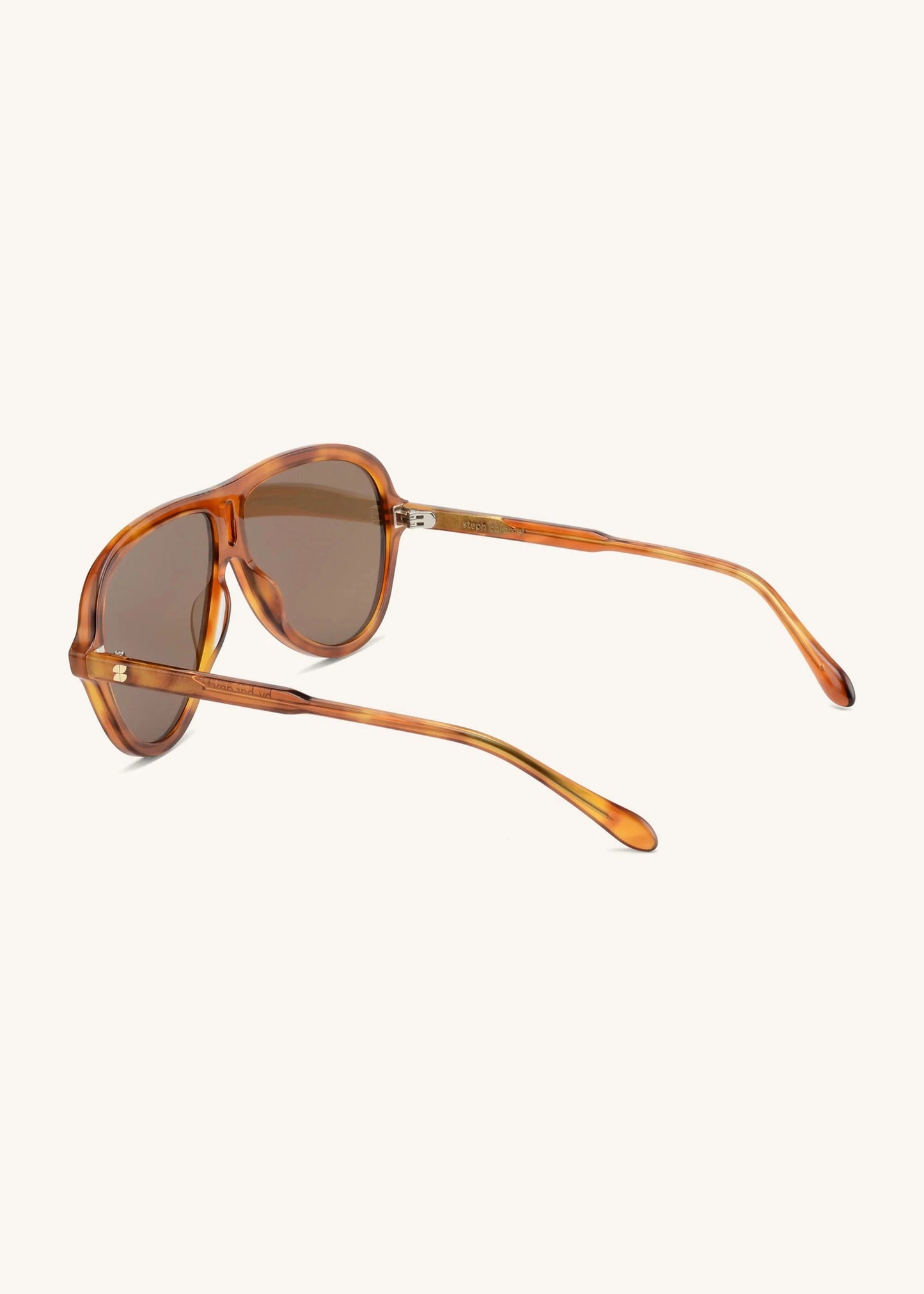 by-bar Steph sunglasses caramel side