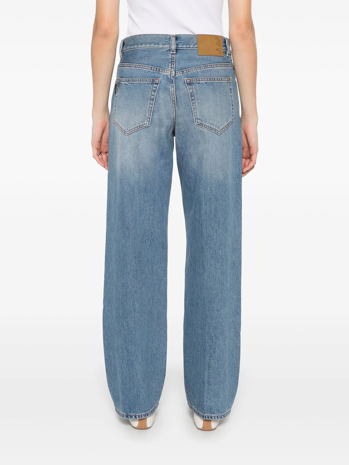 HAIKURE - Bonnie jeans mediterranean blue back