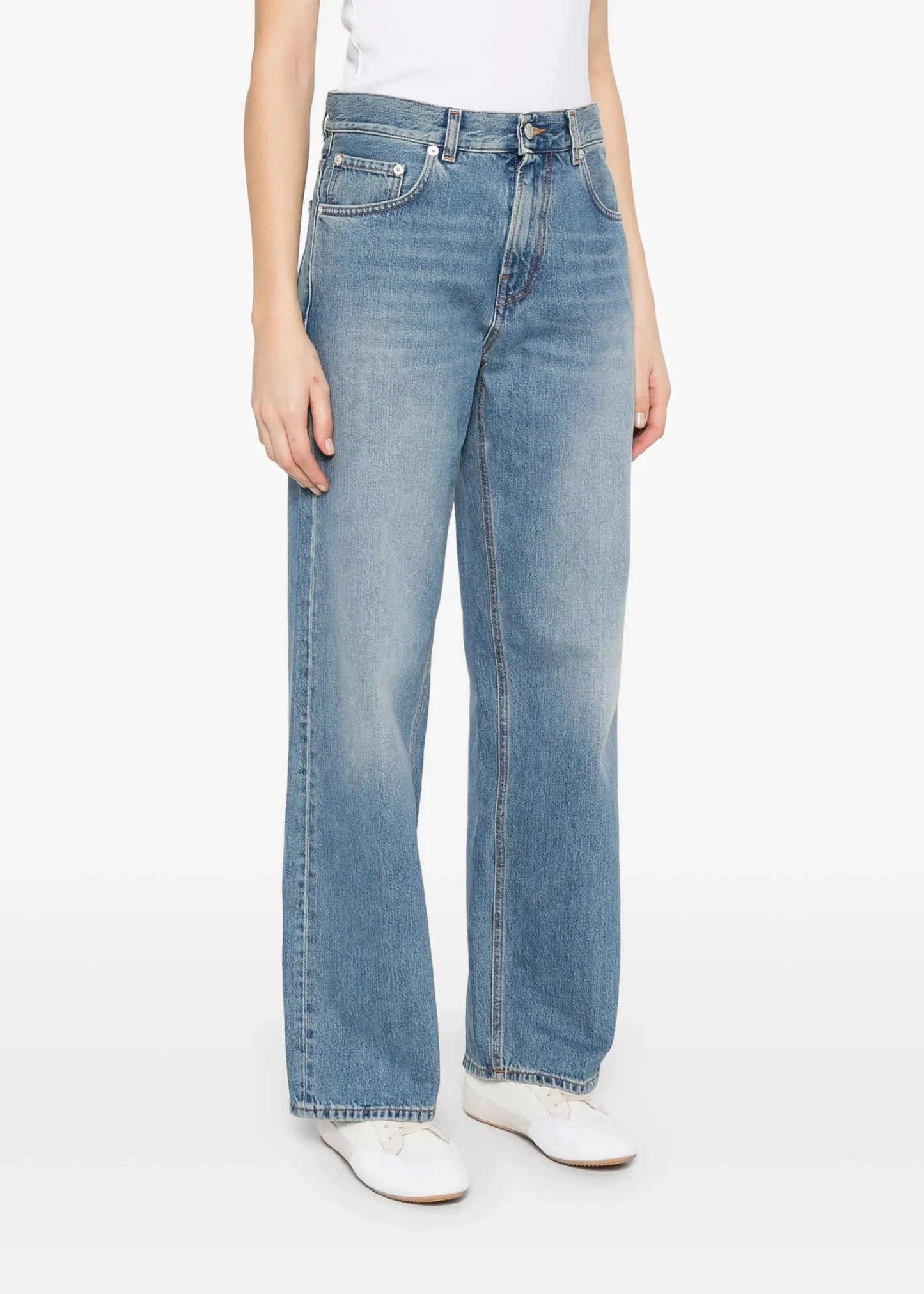 HAIKURE - Bonnie jeans mediterranean blue side