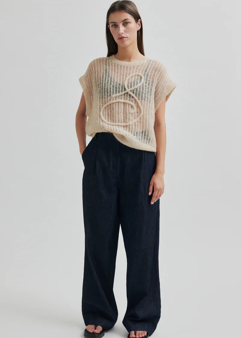 SECOND FEMALE - Alluet pants denim profile