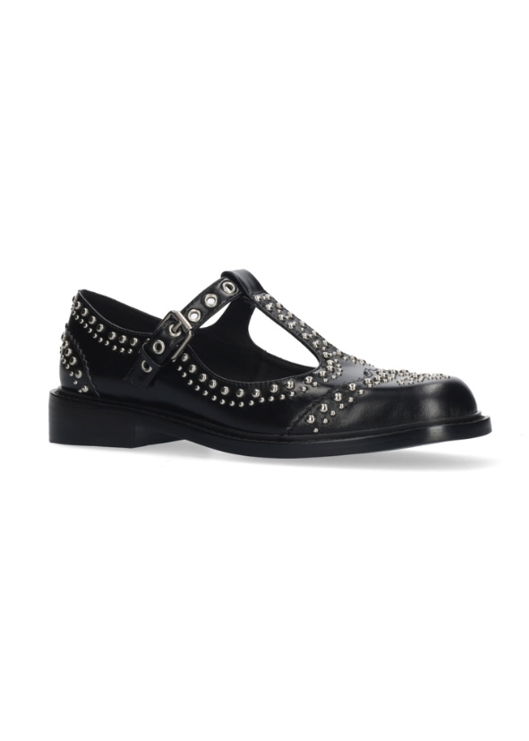 LOAFERS RIEM GESP BLACK