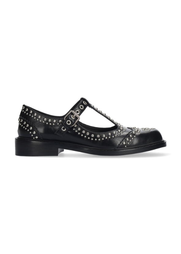 LOAFERS RIEM GESP BLACK