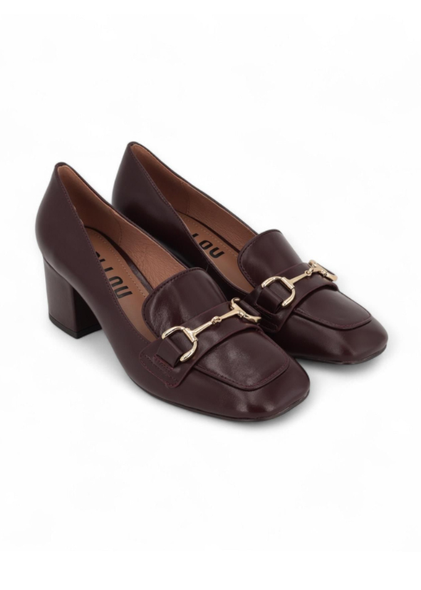 MOCASIN HAKJE BORDEAUX