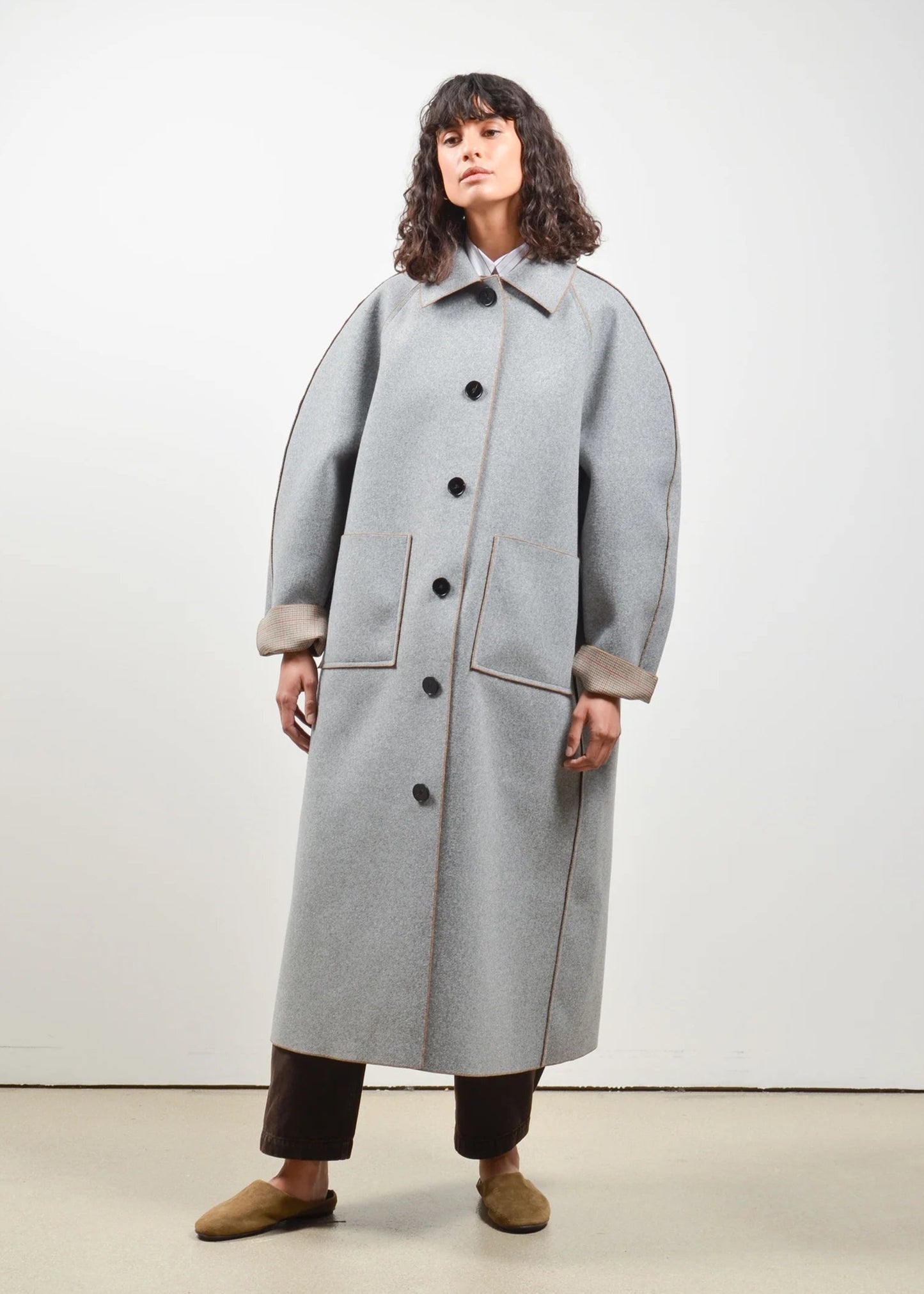 Copper Manteau Reversible Gris