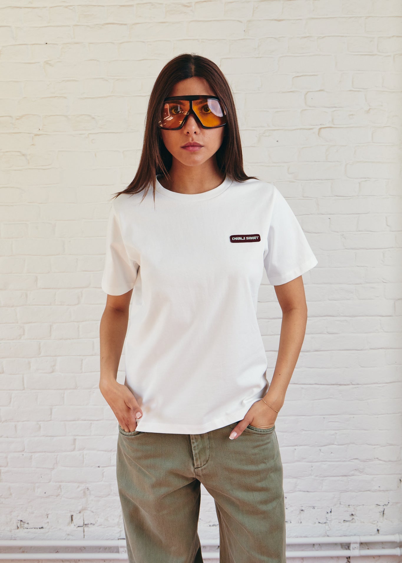 double sunset slim tee