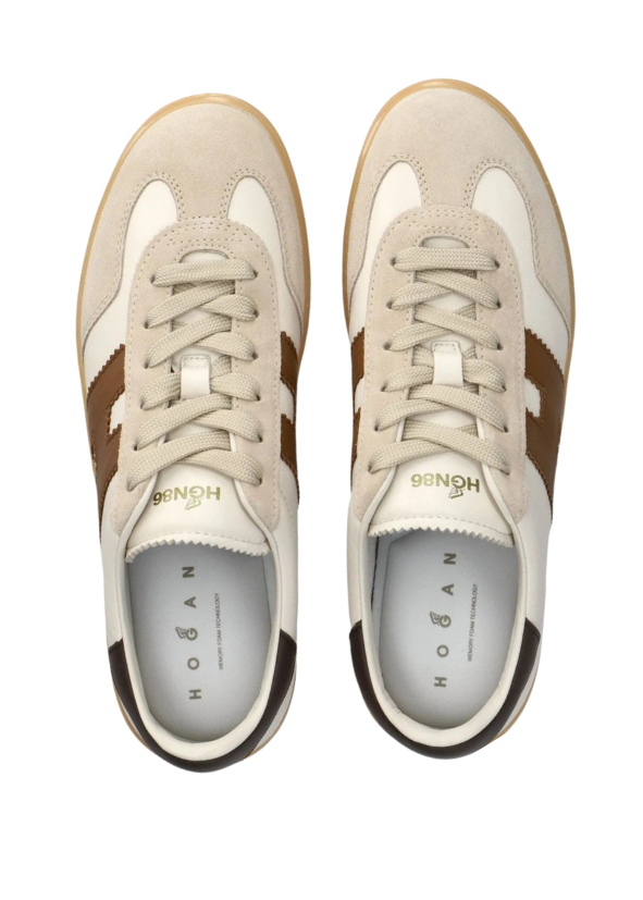 HOGAN - BASKET COOL ALLACCIATO H ECRU