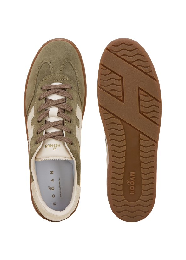 HOGAN - BASKET COOL ALLACCIATO H KHAKI