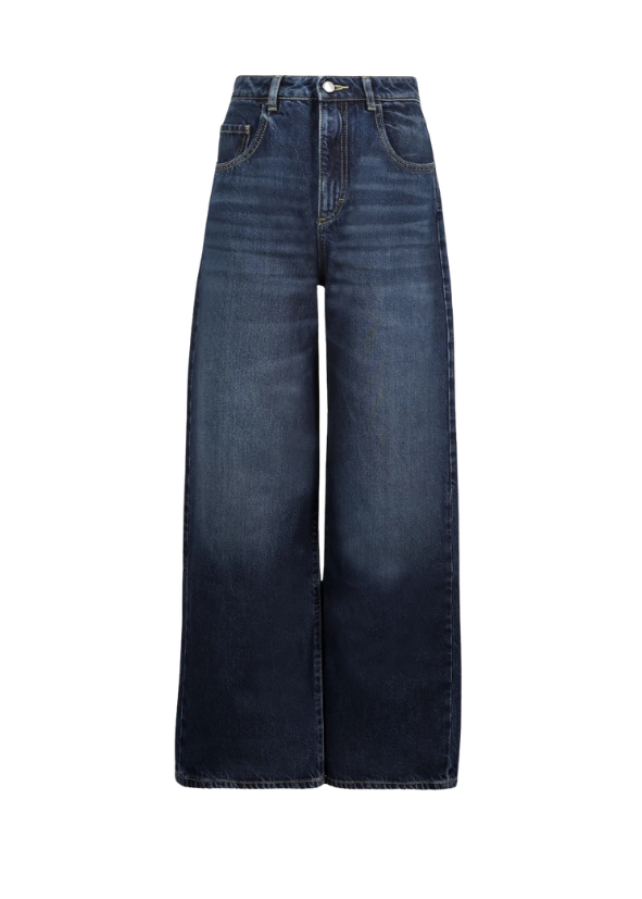 POPPY WIDE LEG DUSTY BLUE