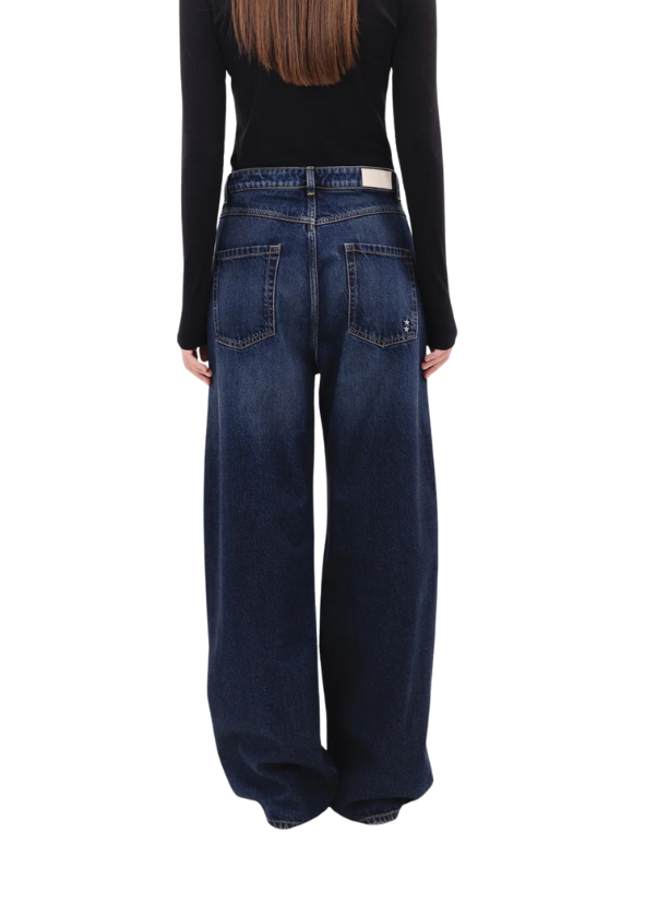 POPPY WIDE LEG DUSTY BLUE