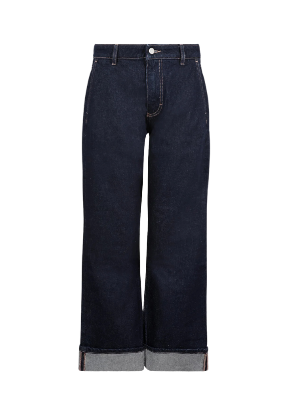 TINY OVERSIZED JEAN INDIGO