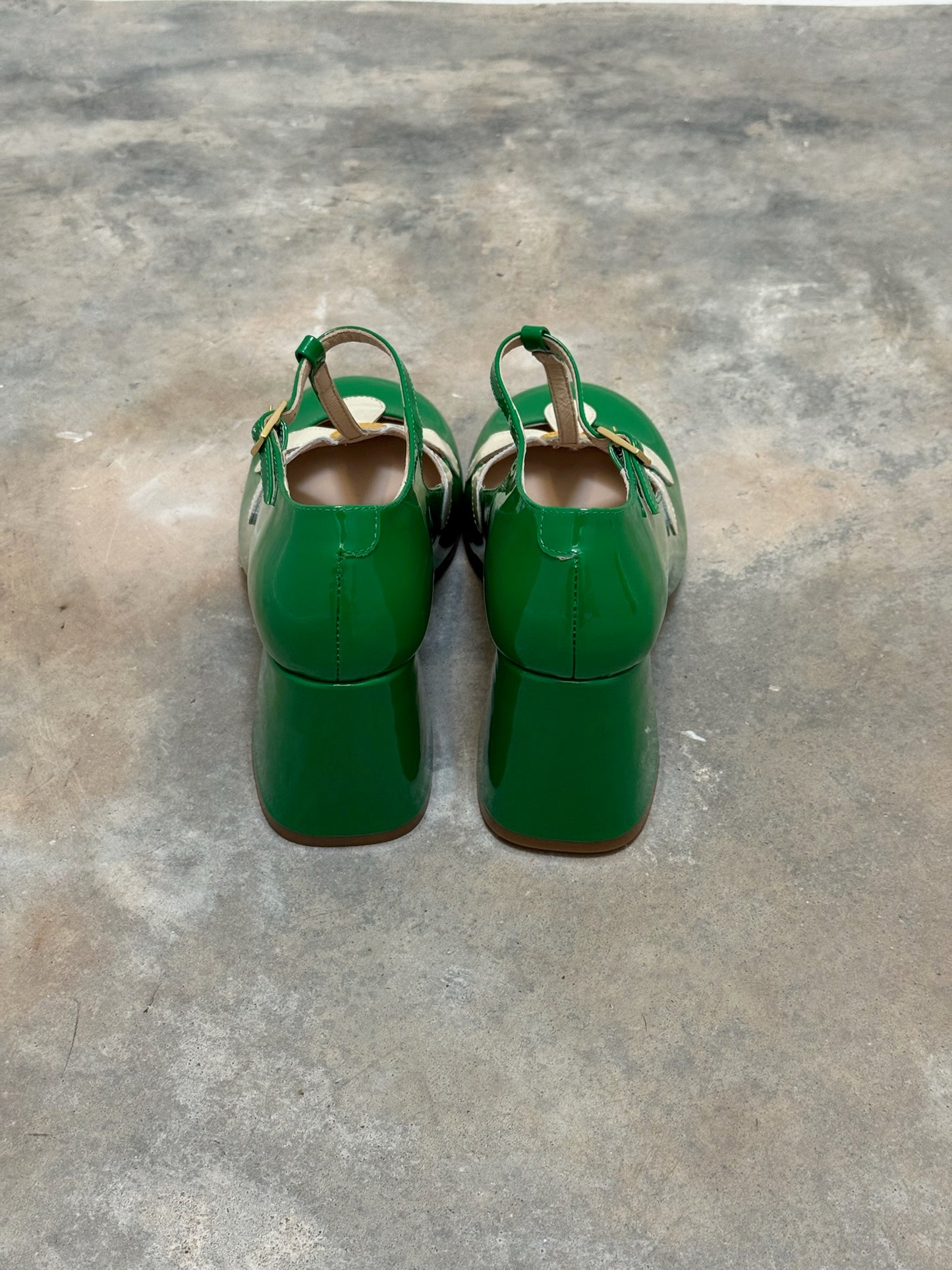 PAUL & JOE - DAISY HEELS GREEN