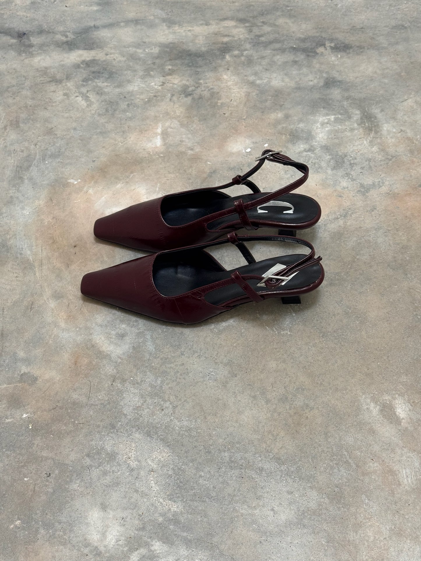 CARA ROSA - LAURA SLINGBACK BORDEAUX