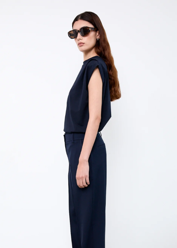 LIV THE LABEL - INDIA TOP NAVY