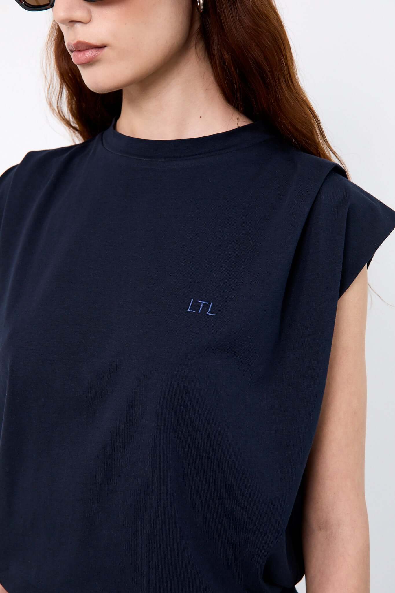 LIV THE LABEL - INDIA TOP SM NAVY