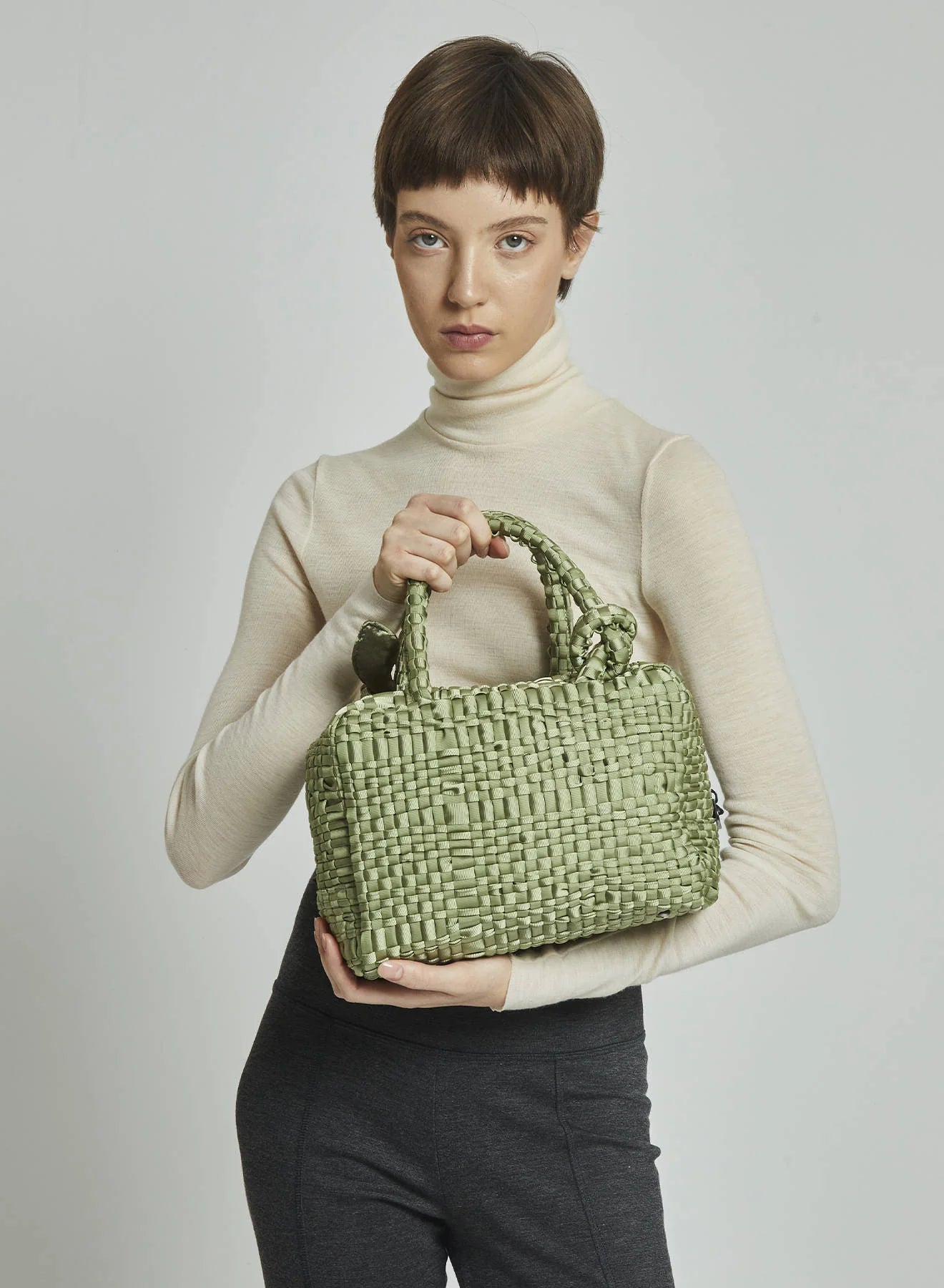 MARIA LA ROSA - BOW BAG SALVIA