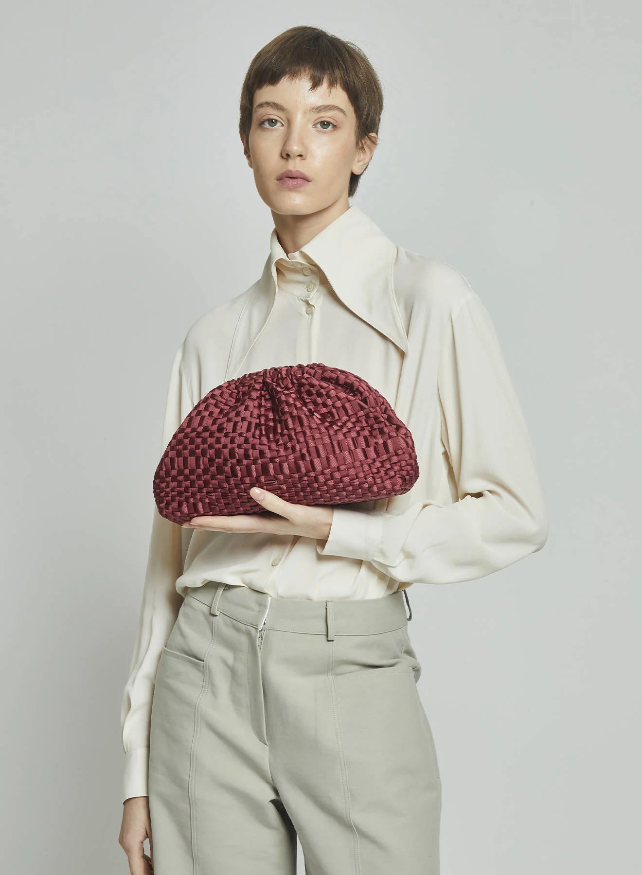 MARIA LA ROSA - GAME POCHETTE BORDEAUX