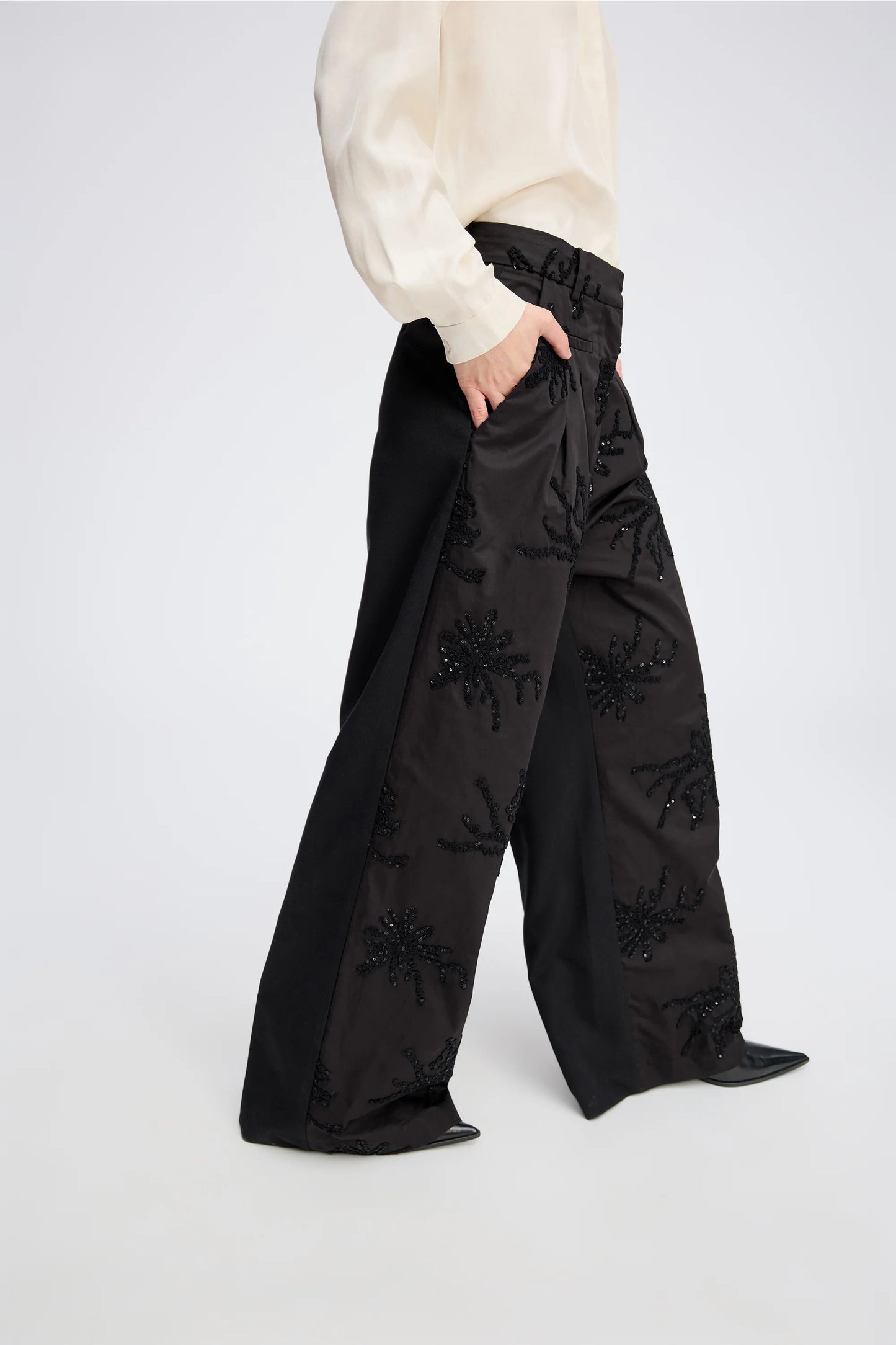 STORMY PANTS PAILLETE BLACK