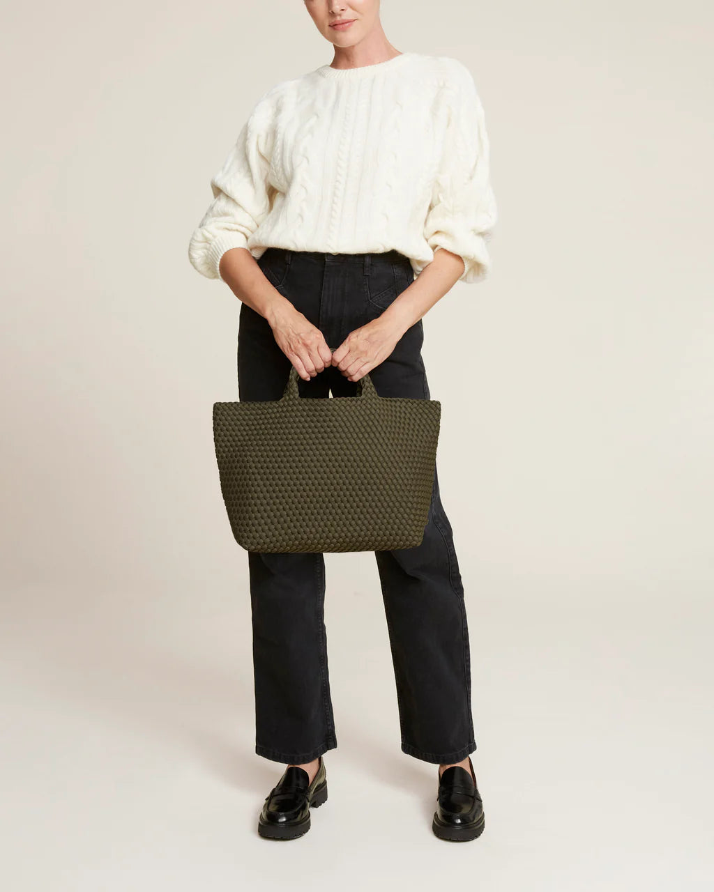 MEDIUM TOTE BAG OLIVE