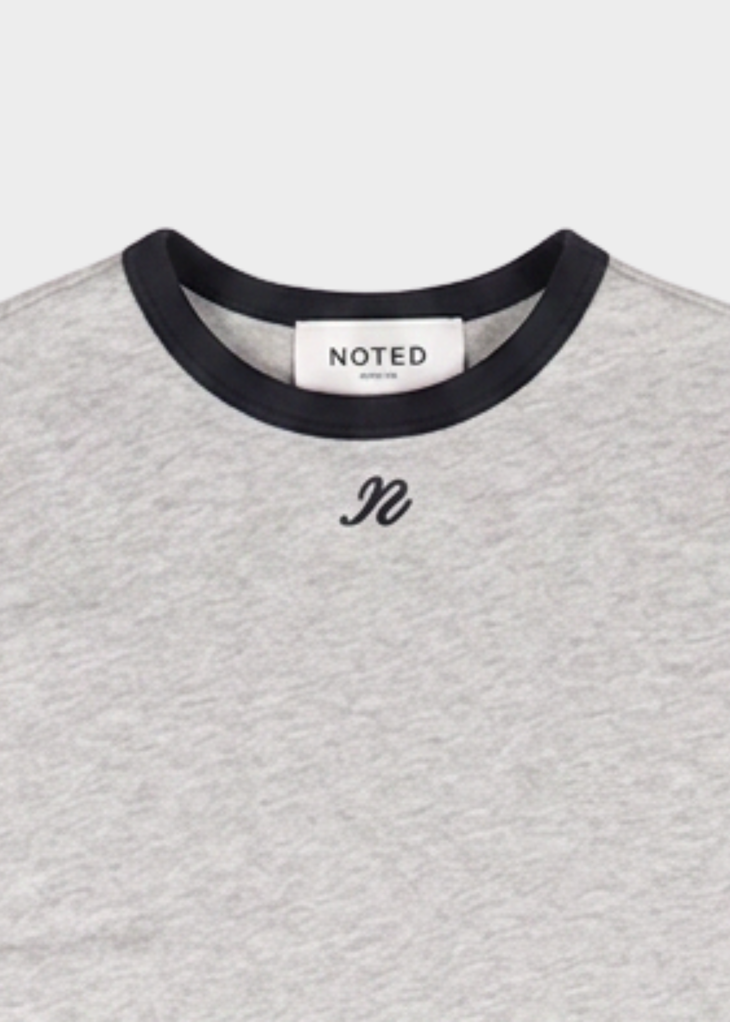 NOTED ANTWERP - DONNI TSHIRT SLIM BLU/GREY