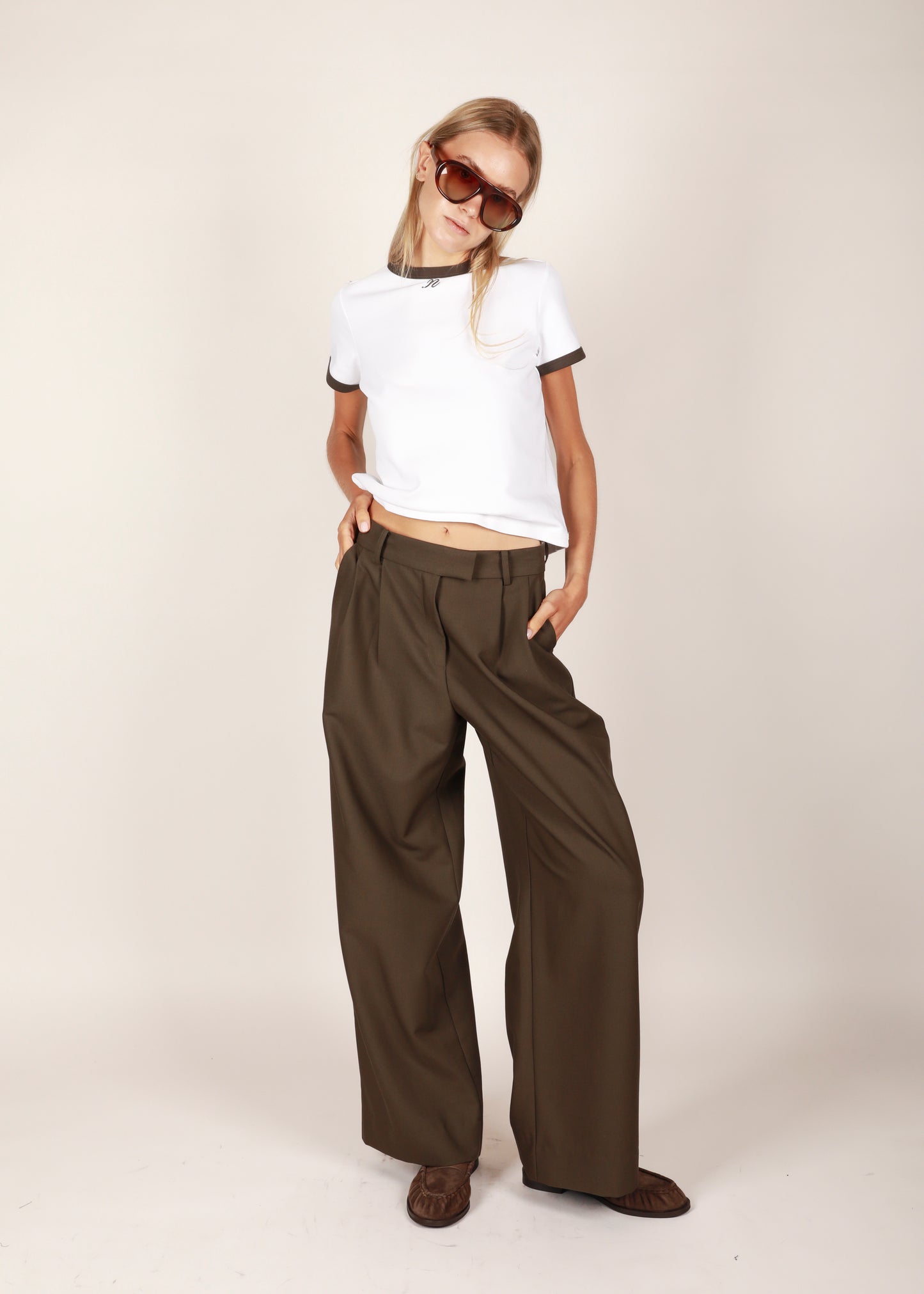NOTED ANTWERP - ABBI PANTS KHAKI