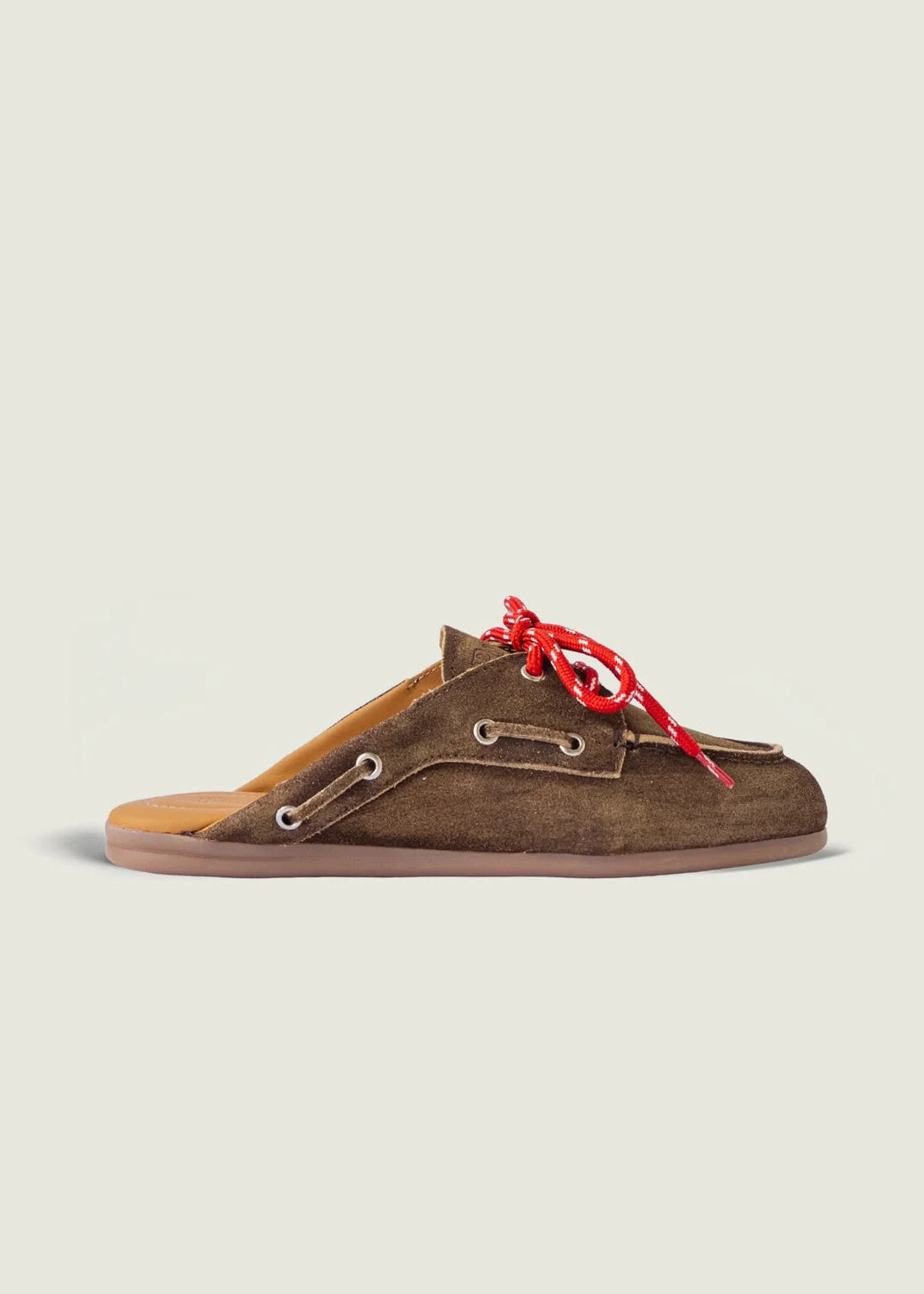 POSA - BOAT LOAFER MULE SUEDE DR.BROWN