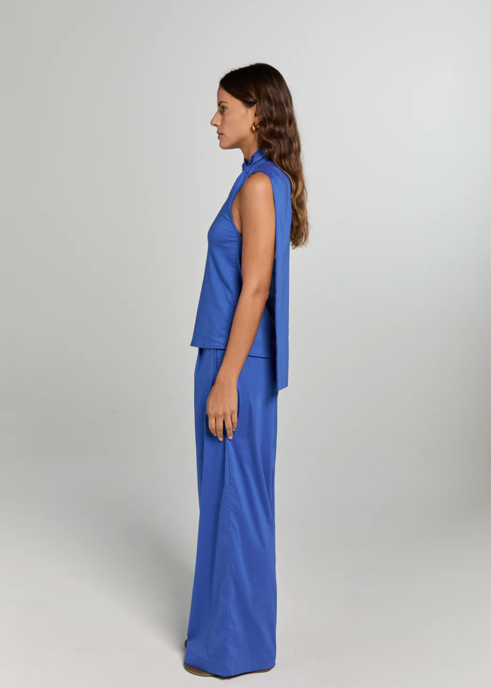 LIV THE LABEL - leonie pants indigo side