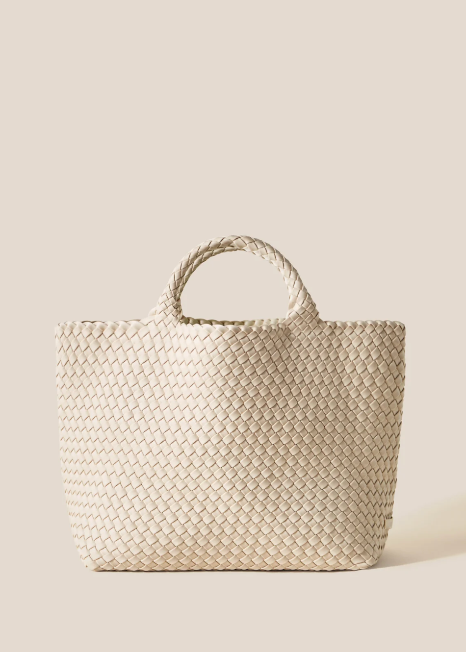 NAGHEDI - medium tote ecru front
