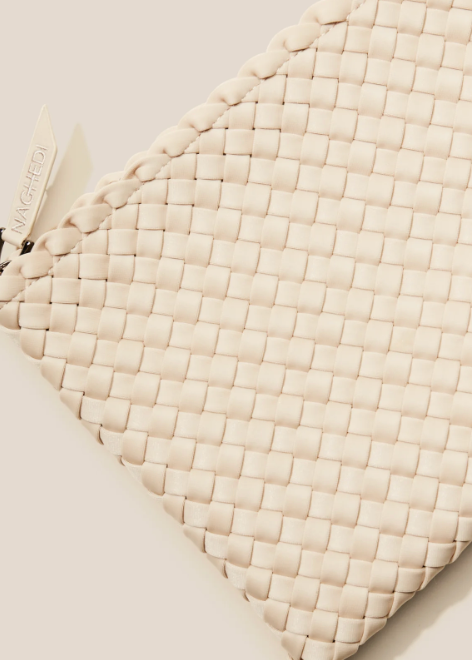 NAGHEDI - medium tote ecru pochette