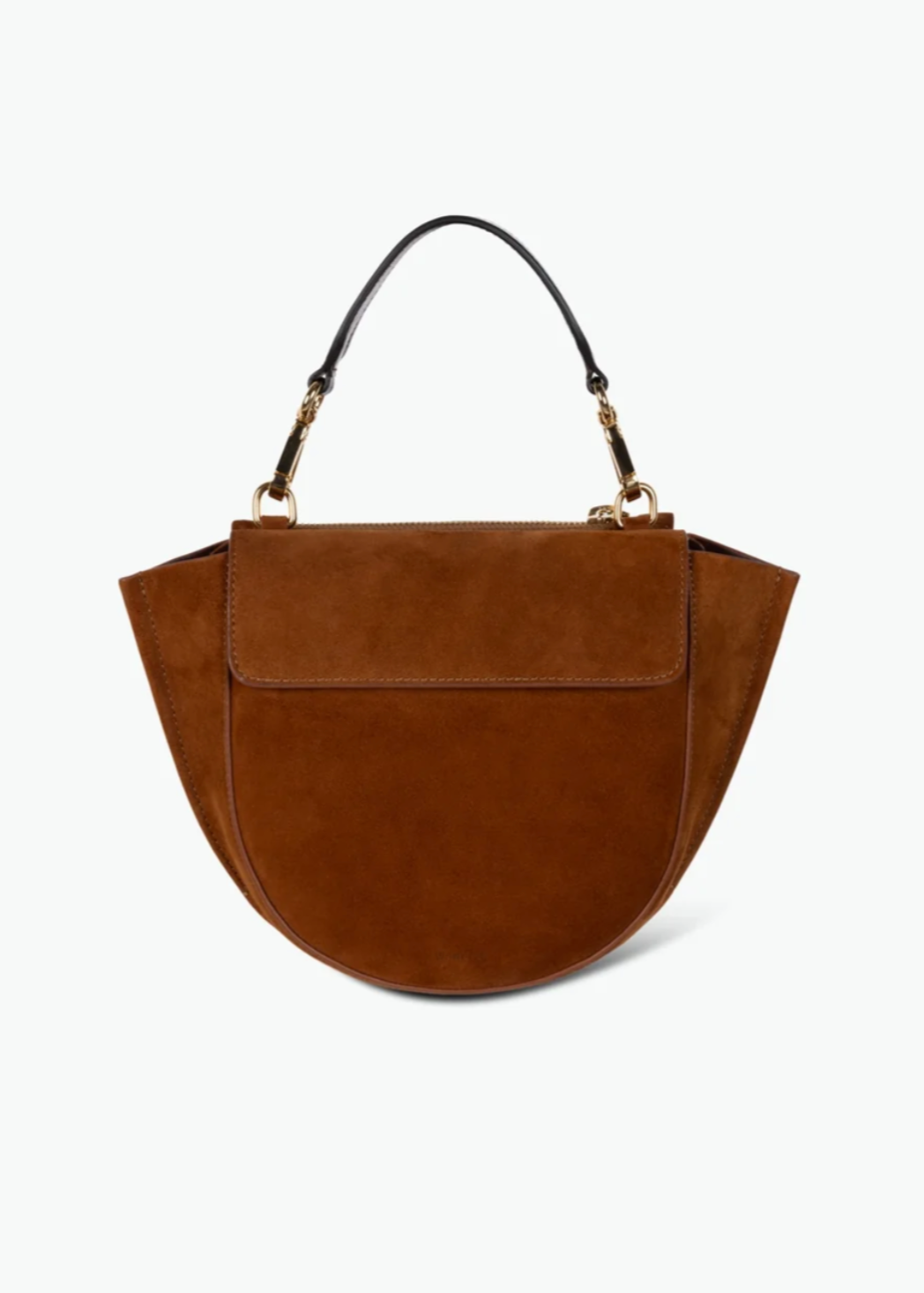 wandler hortensia mini tan suede