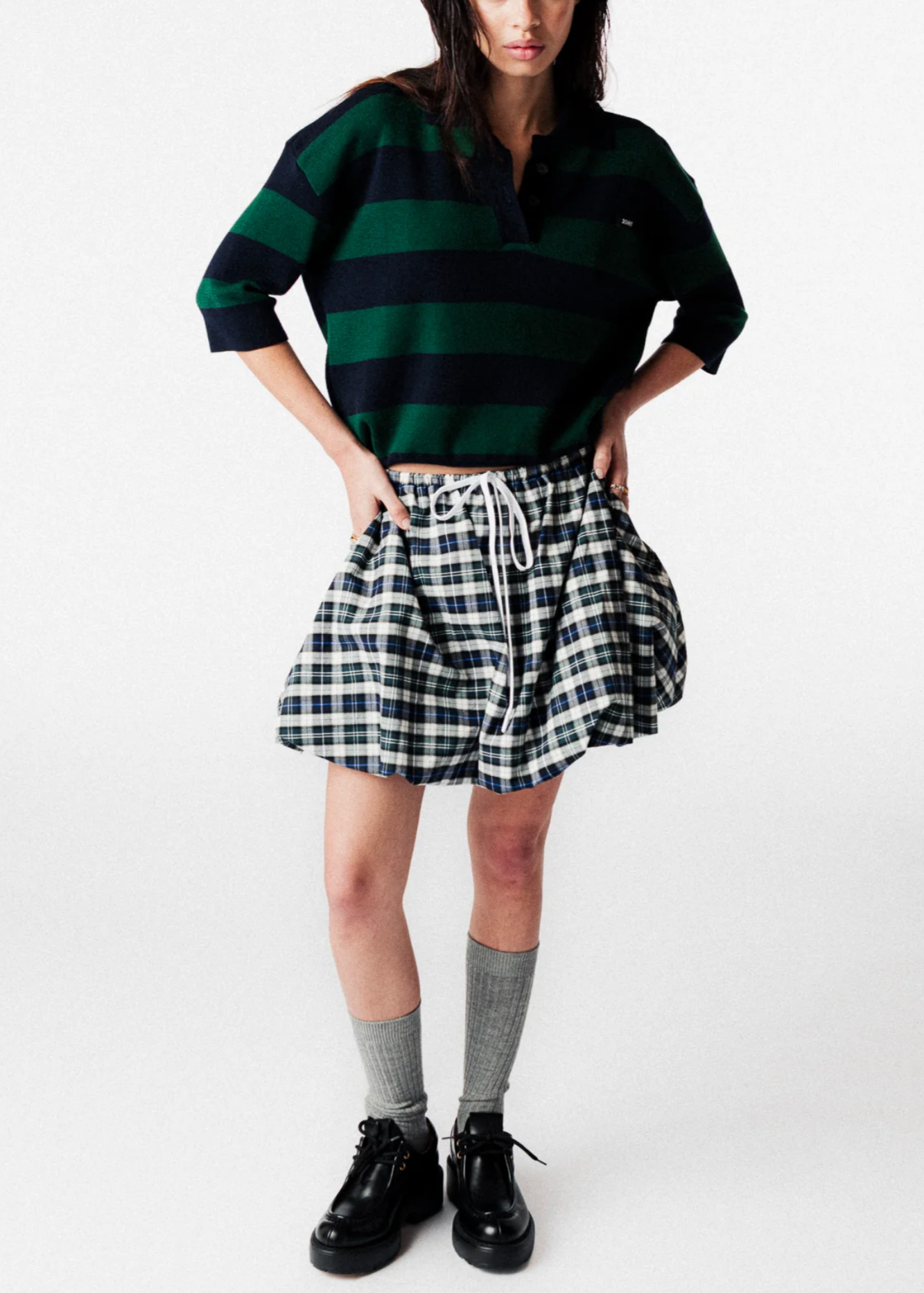 JEAN PULL POLO NAVY/GREEN