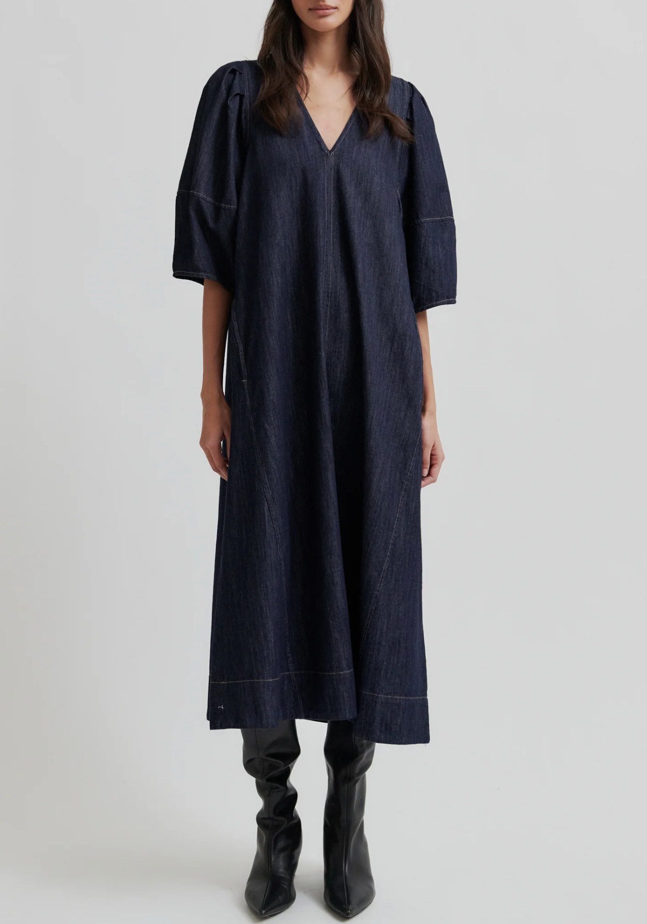 DERA DRESS DENIM