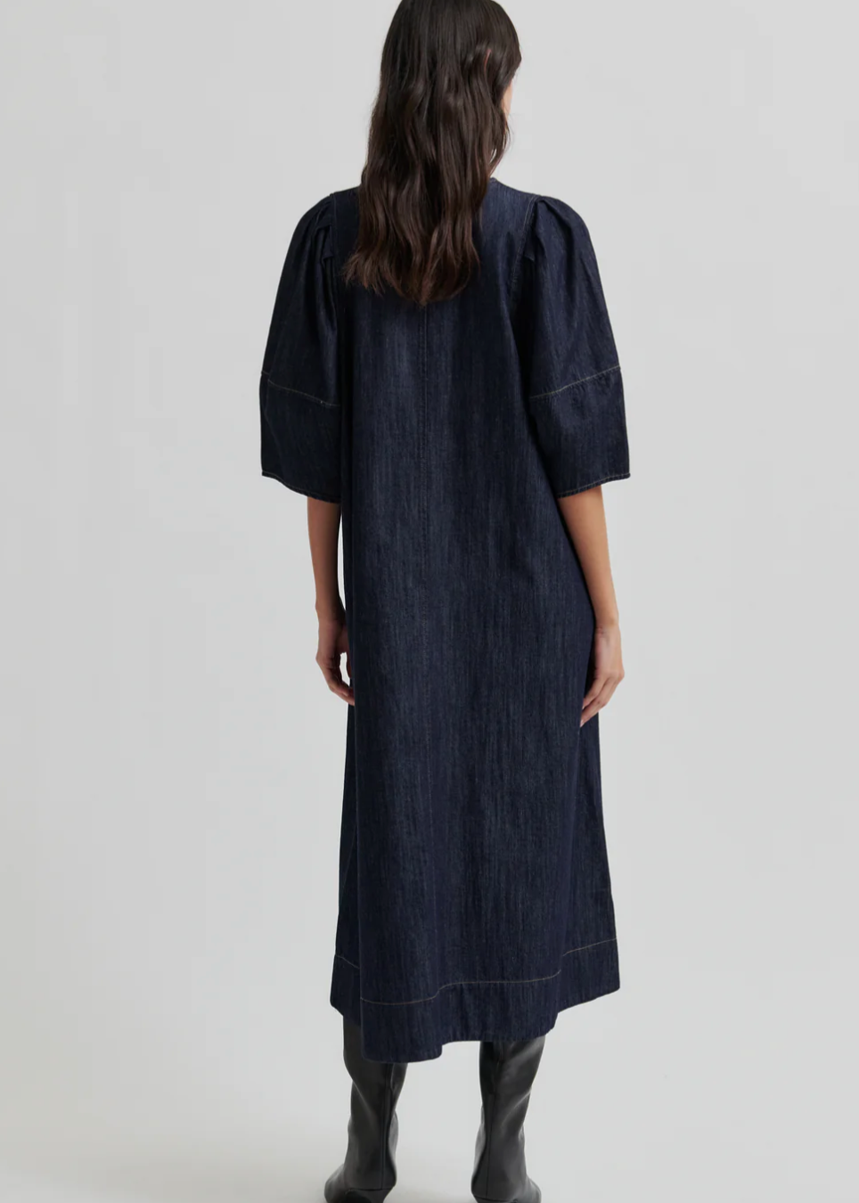 DERA DRESS DENIM