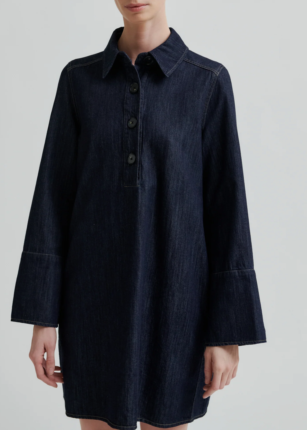 SECOND FEMALE - DERA DENIM DRESS TUNIQUE