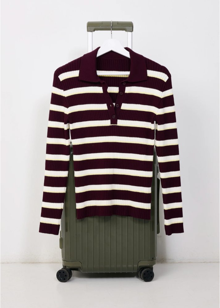POLO LEMONIE BORDEAUX LEMON