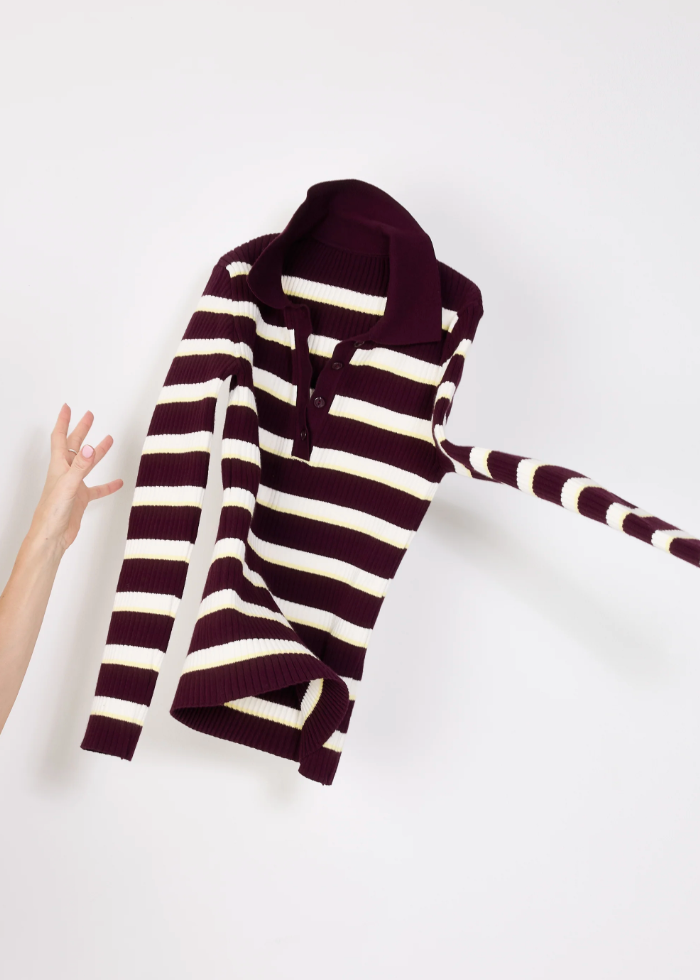 POLO LEMONIE BORDEAUX LEMON
