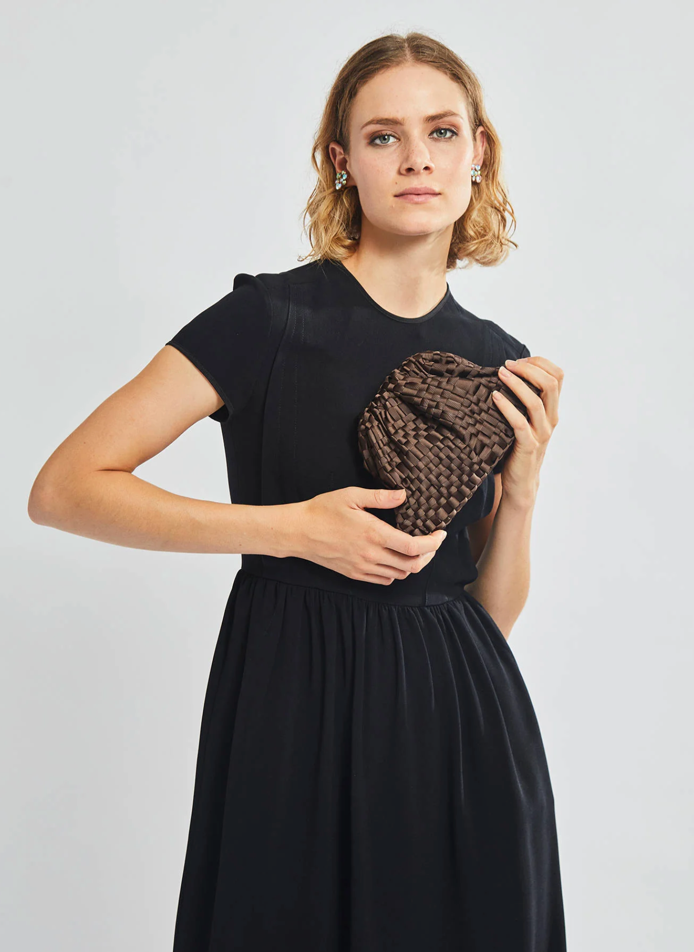 SATIN MINI GAME BROWN