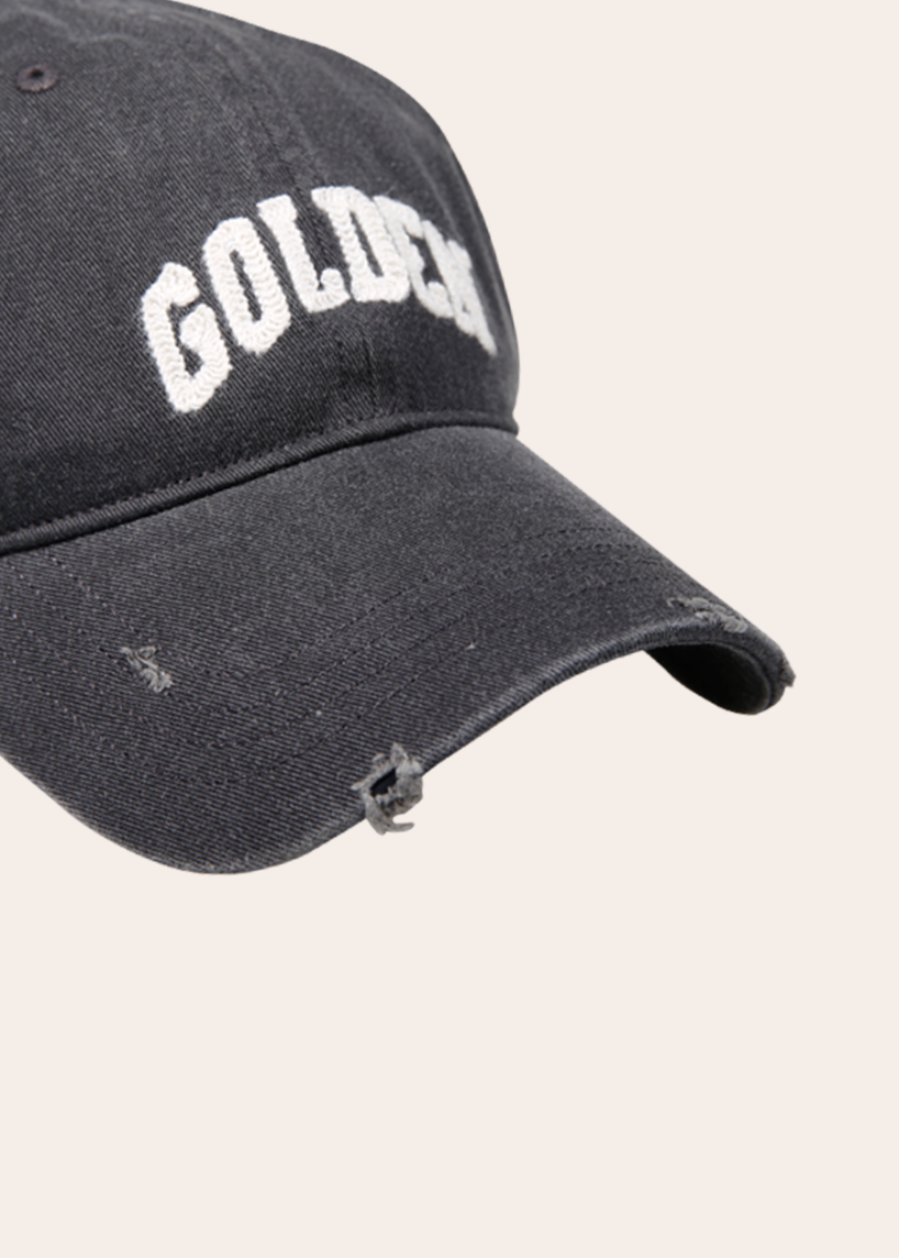 GOLDEN GOOSE - CAP GREY