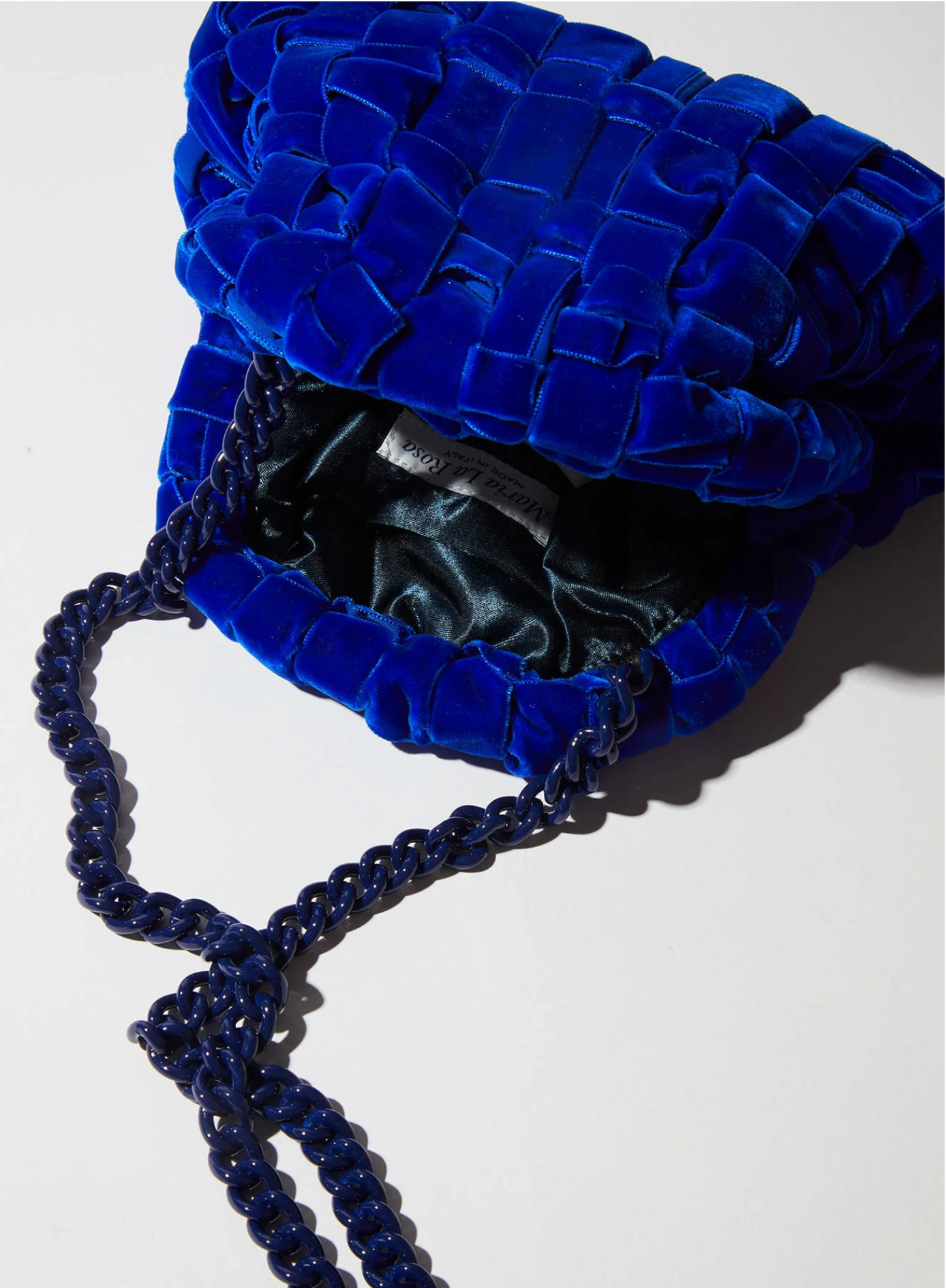 MARIA LA ROSA - SATIN MINI GAME NAVY