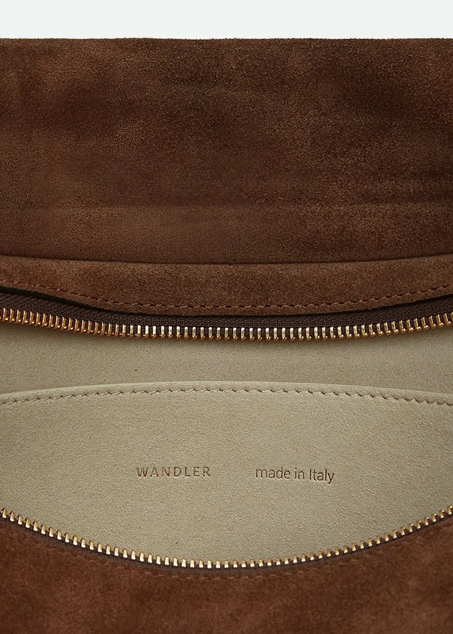 WANDLER - PENELOPE TOTE PALISSANDER SUEDE