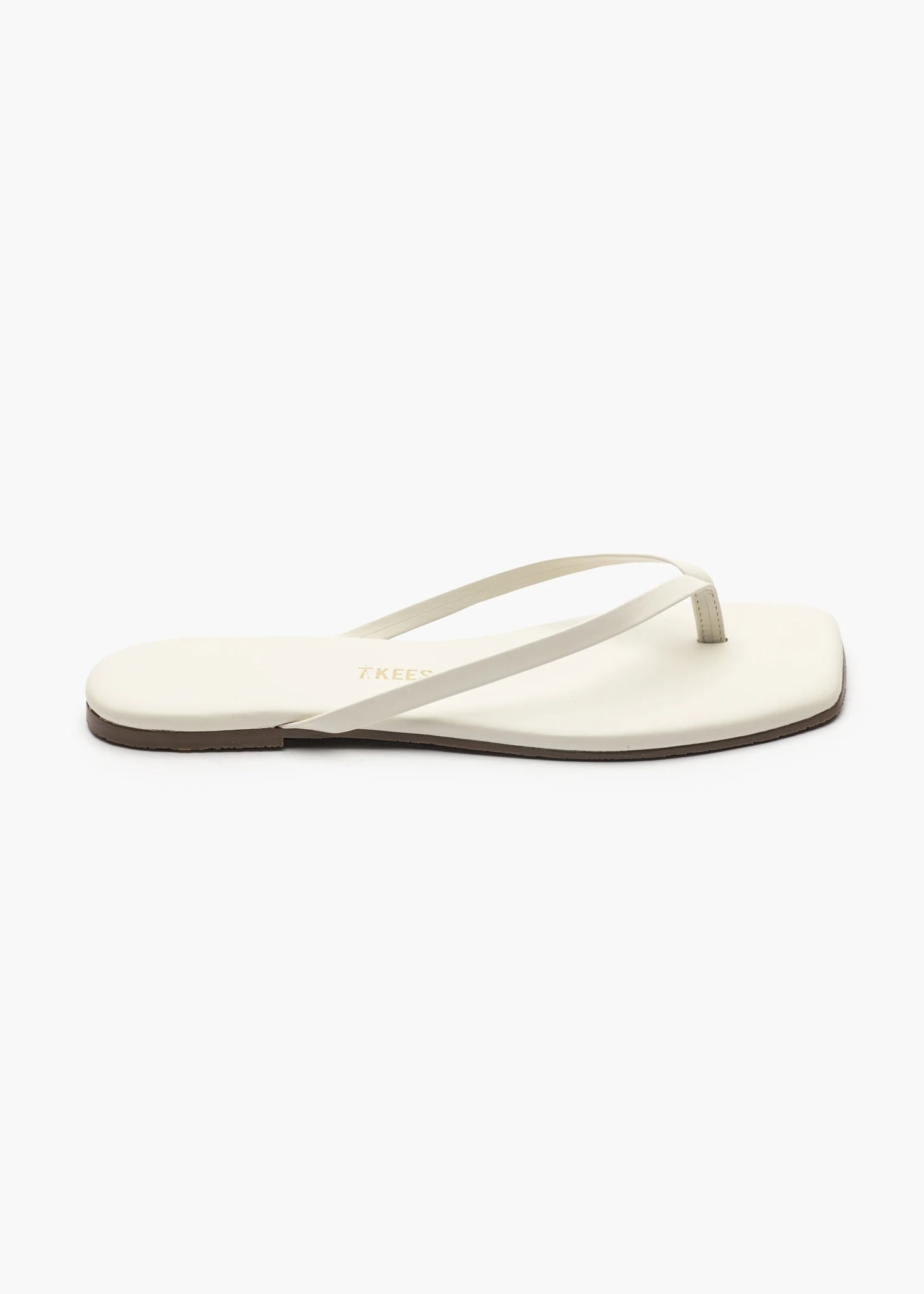 TKEES - Square toe lily cream side