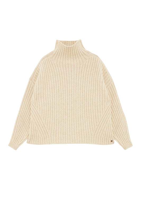 OTTOD'AME - BEIGE CHUNKY KNIT