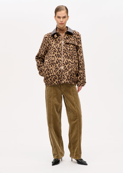 baum und pferdgarten - beline jacket leopard profile