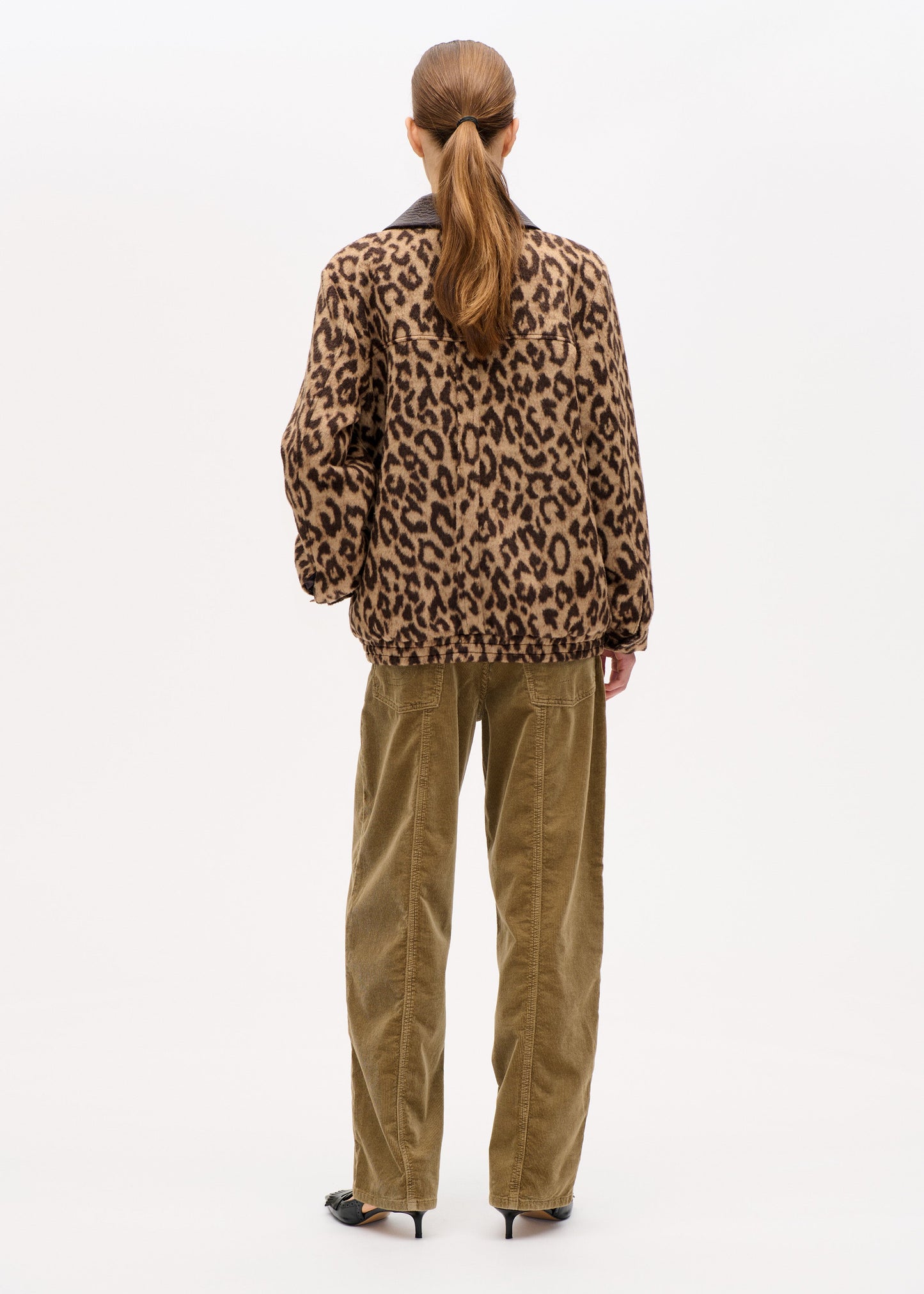 baum und pferdgarten - beline jacket leopard back
