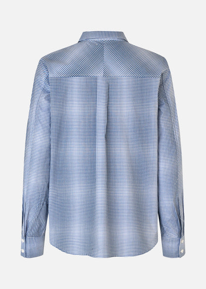 baum und pferdgarten - Menja shirt blue mini check packshot back