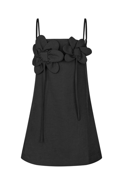 ADRIANA DRESS MINI BLACK